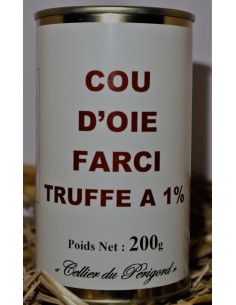 Cou d'Oie farci truffé à 1 %