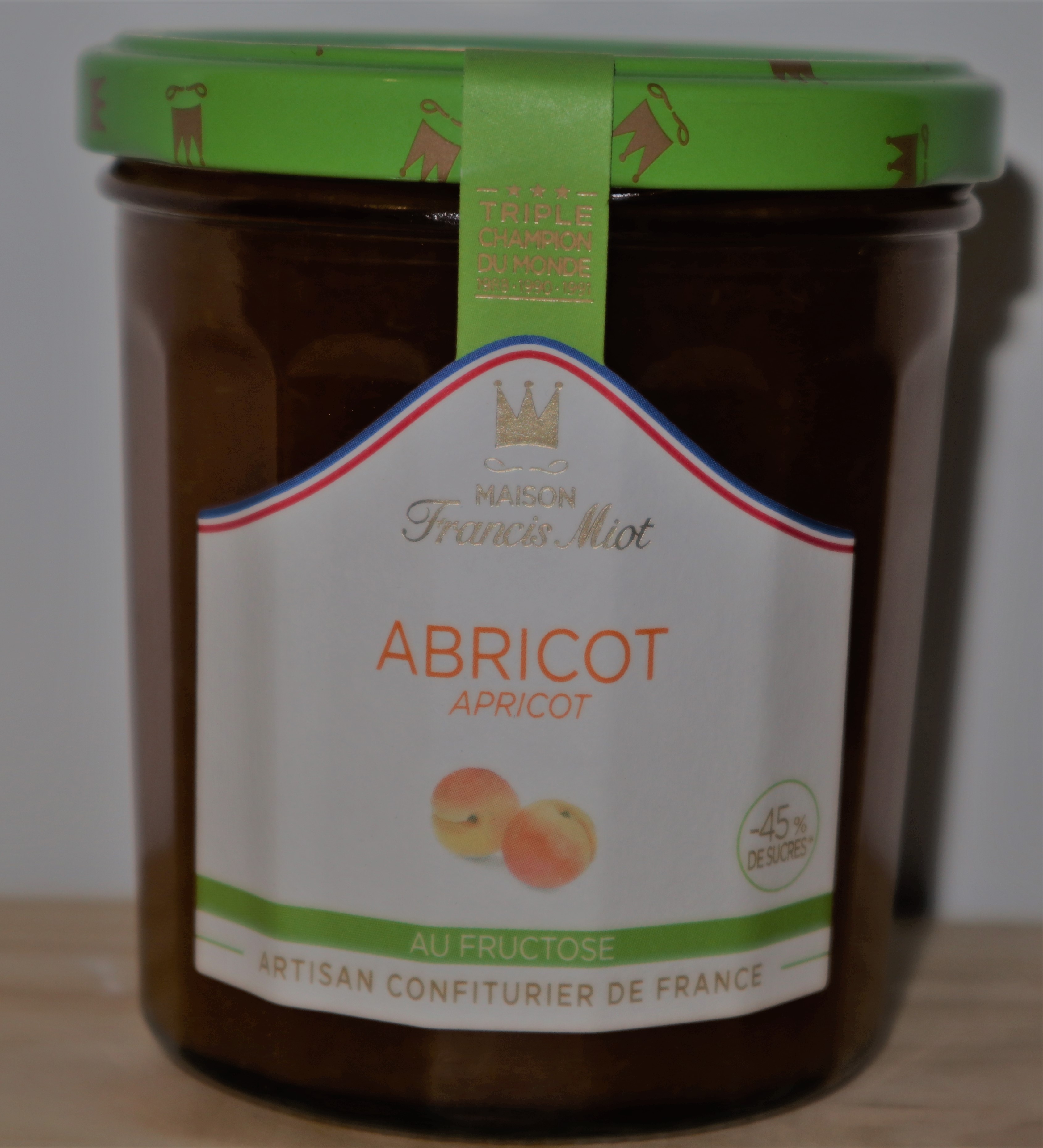 Confiture abricot au fructose