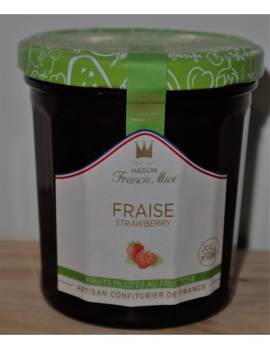 Confiture de fraise au fructose