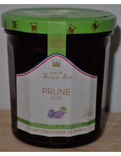 Confiture prune au fructose