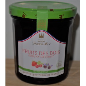 Confiture trois fruits rouges au fructose