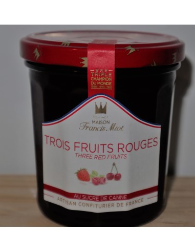 Confiture trois  fruits rouges