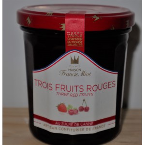 Confiture trois fruits rouges