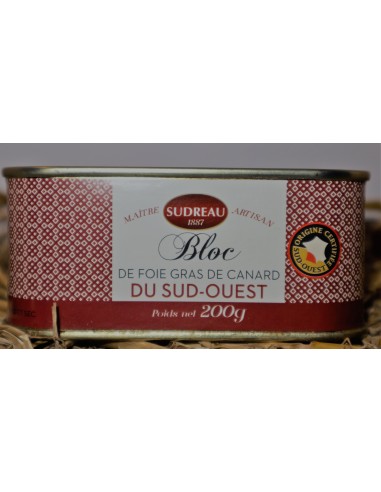 Bloc de Foie Gras de canard  du Sud-Ouest