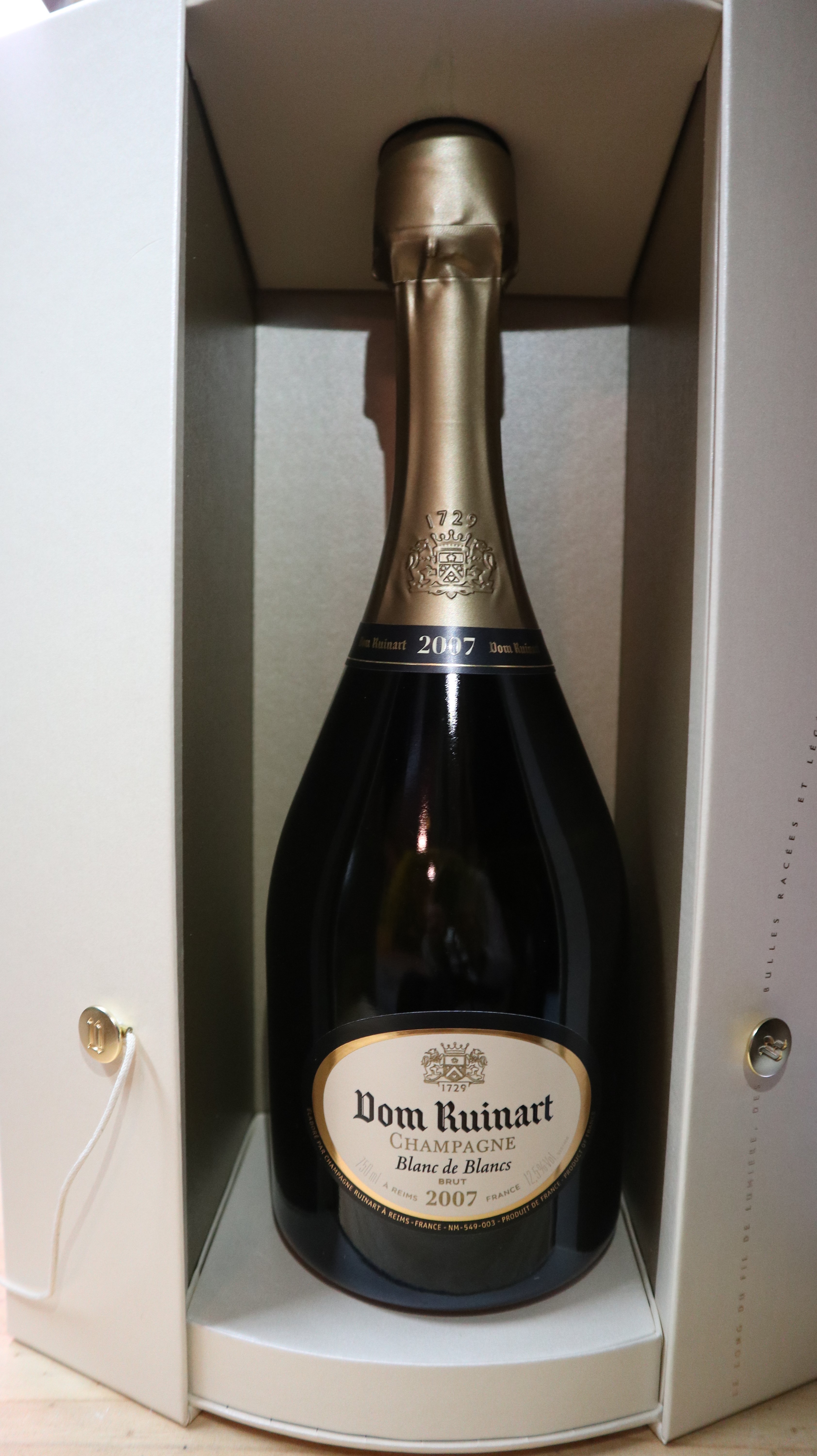 Champagne Dom Ruinart Blanc de Blancs Coffret