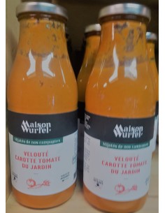 Velouté carotte tomate du Jardin