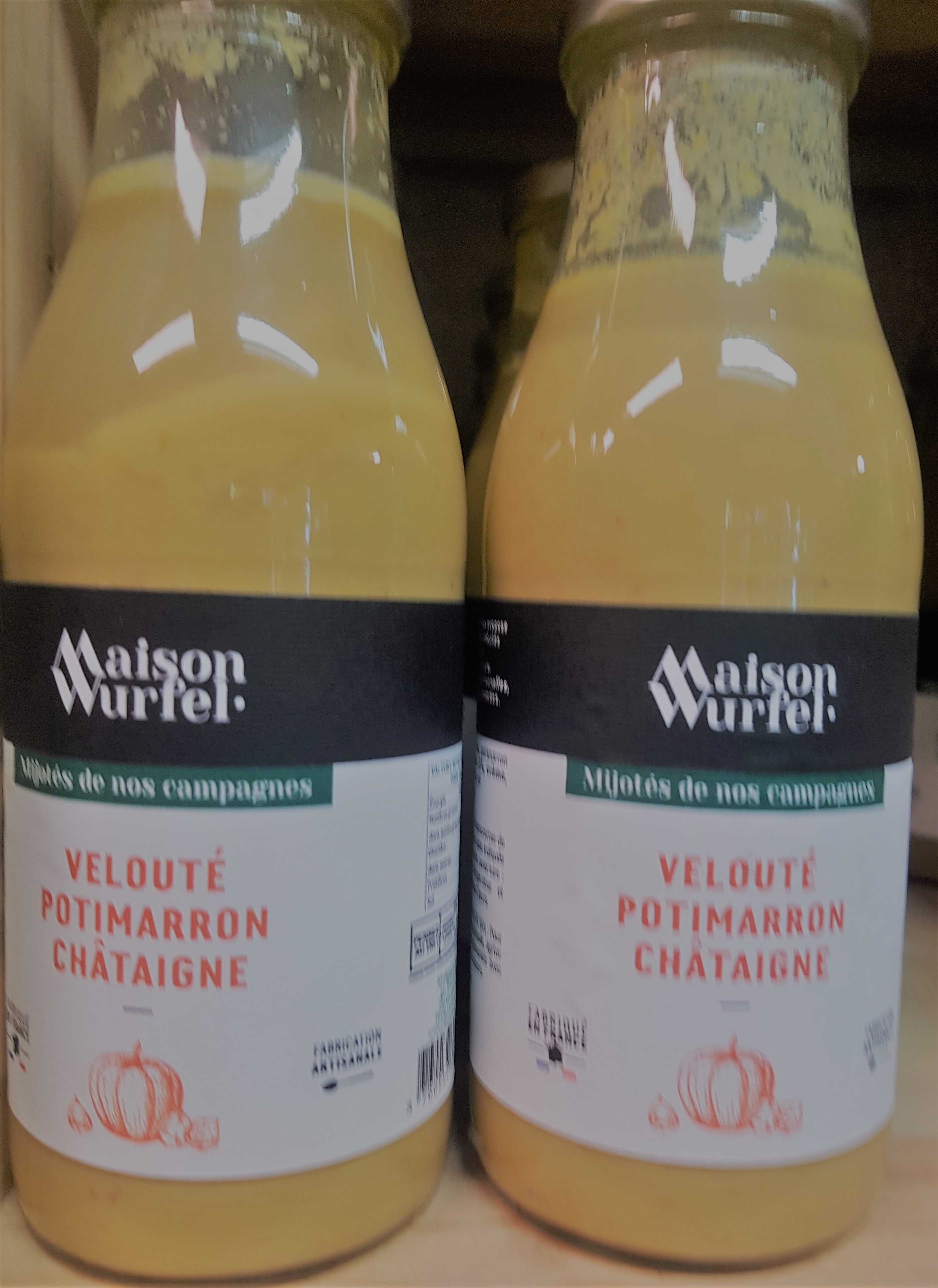 Velouté Potimarron Châtaigne