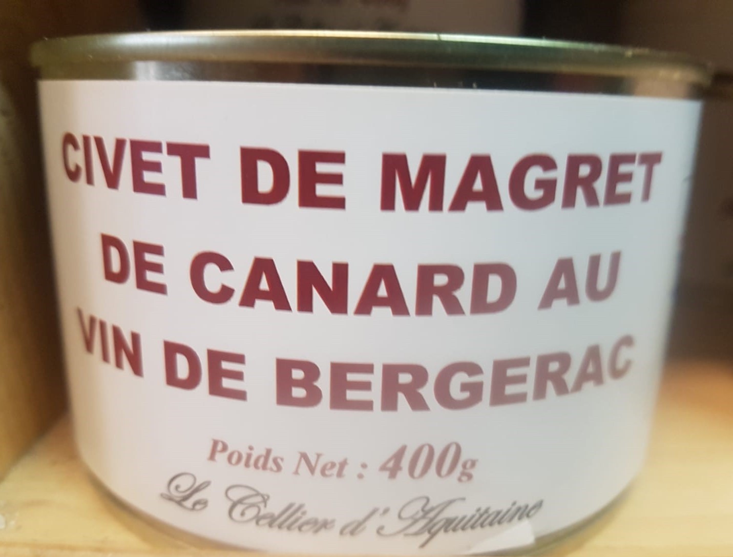 Civet de Magret de Canard au Vin de Bergerac