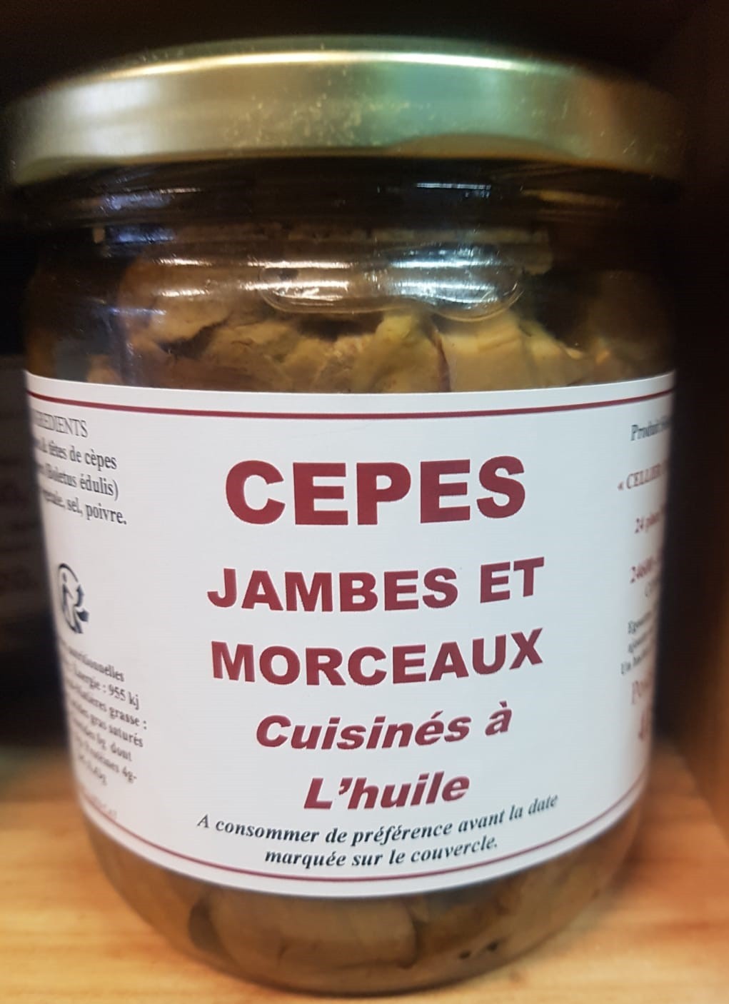 Cèpes Jambes et Morceaux