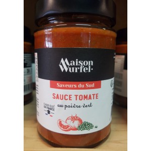 Sauce tomate au poivre vert