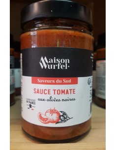 Sauce tomate aux olives noires