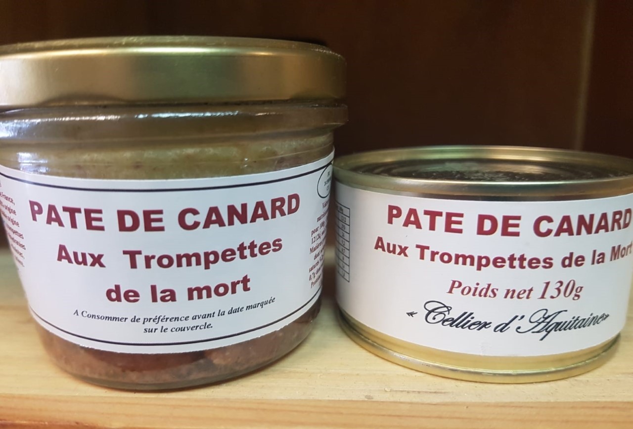 Pâté de canard aux trompettes de la mort