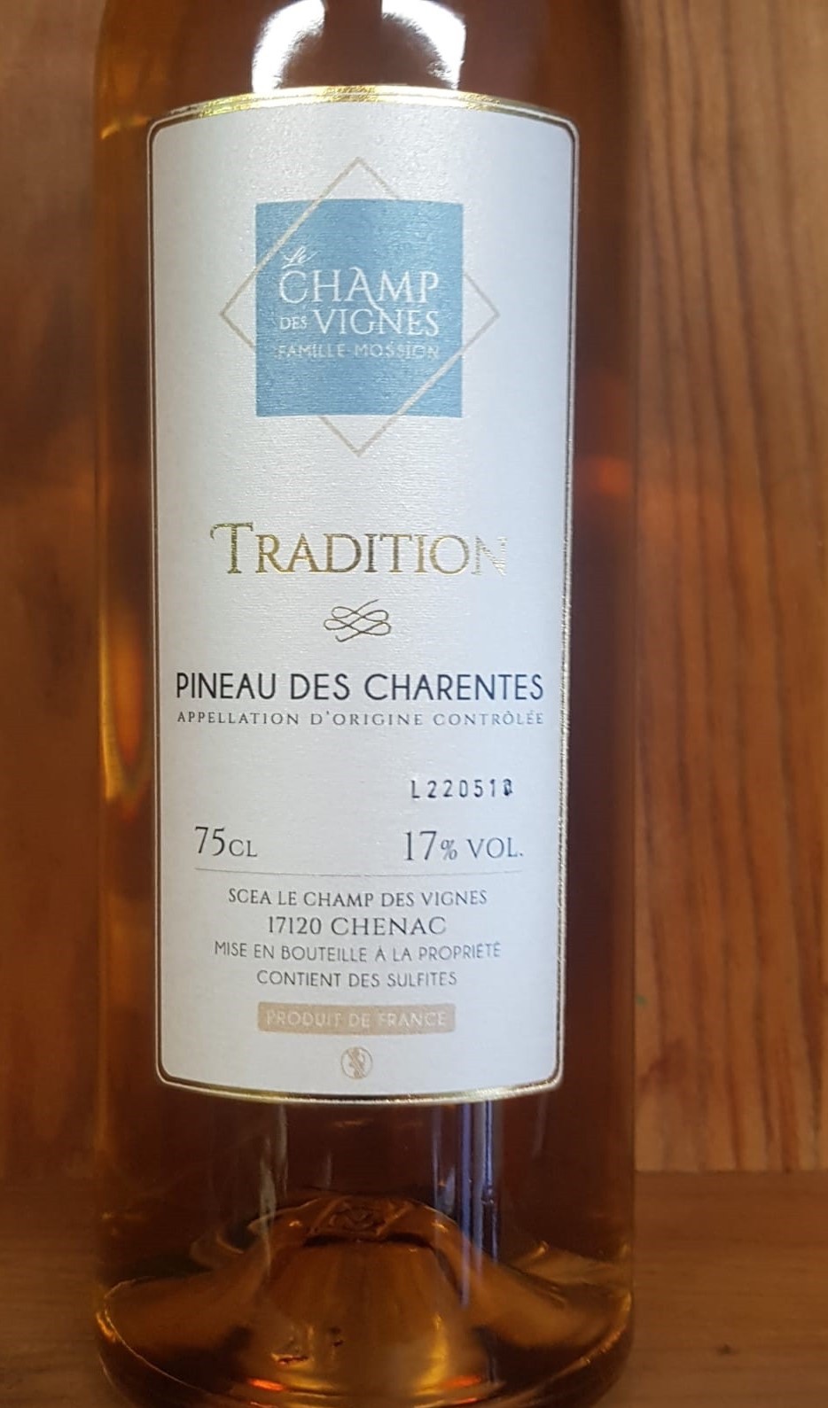 Pineau Tradition Champ des Vignes