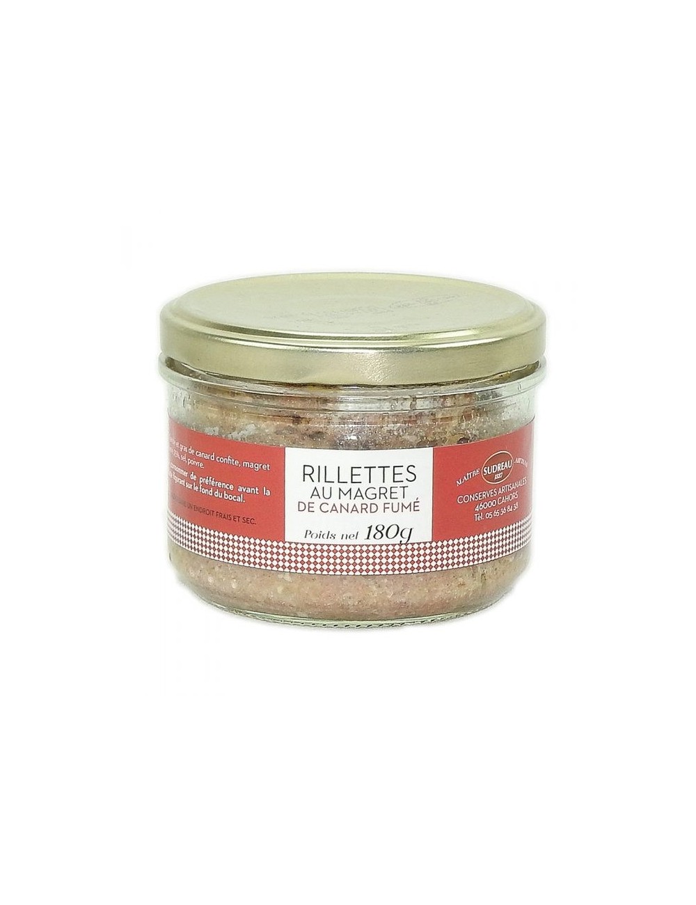 Rillettes au Magret de Canard Fumé 180 gr